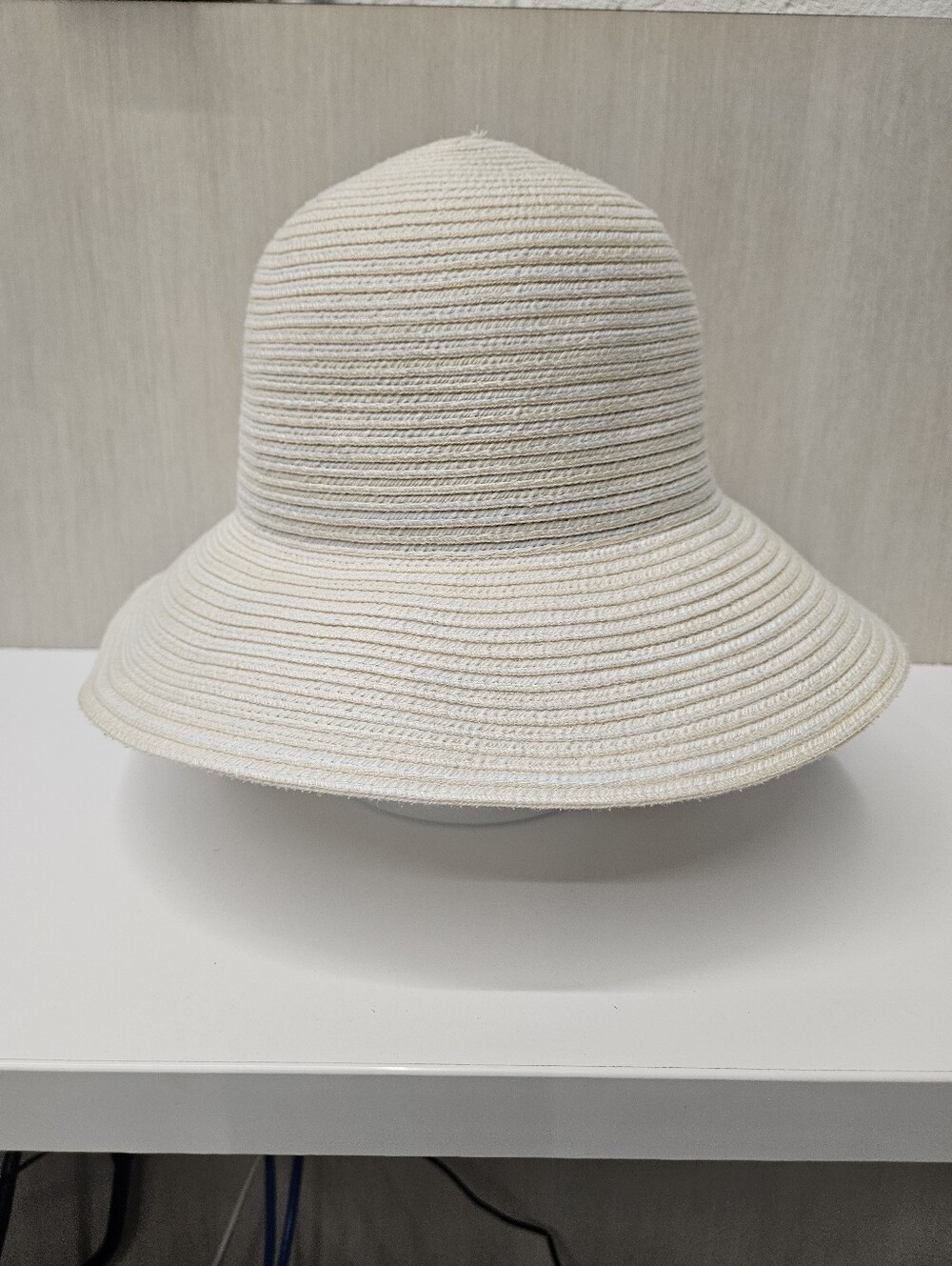 Duluth Trading Co Cream Womens Wide-Brim Sun Hat No Straw L/XL
